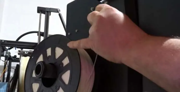 CR-2020 3D Yazıcı Filamentin Yüklenmesi