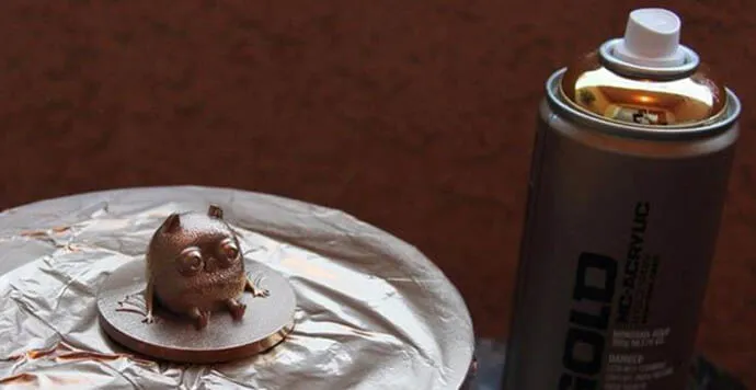 3D Baskıyı Aerosol ile Boyamak