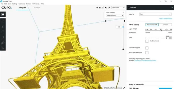 Dilimleme Yazılımı - Cura