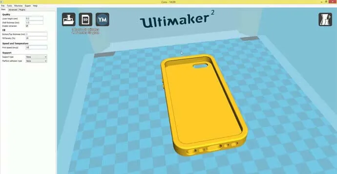 Akıllı Telefon Kabı Dilimleme Yazılımı