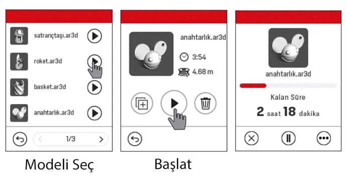 Arçelik 3D Yazıcı PT1000 Baskı Performansı