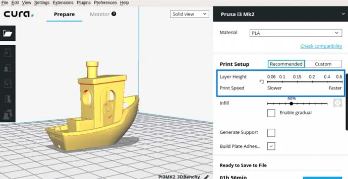 Cura Dilimleme Yazılımı