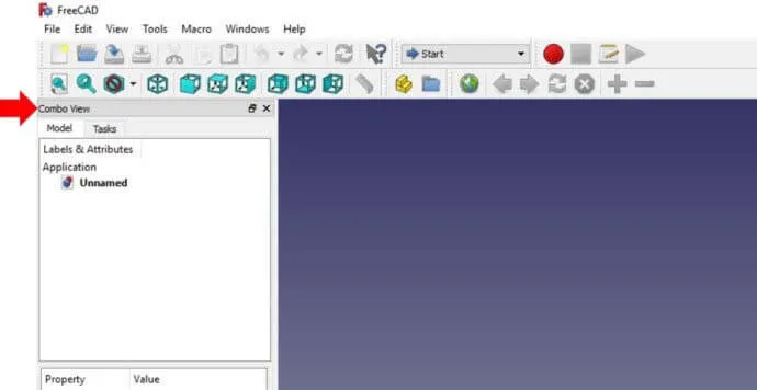 FreeCAD - Görünümleri Düzenle