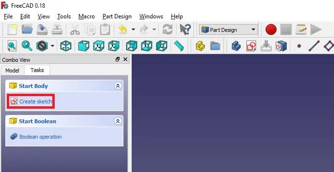 FreeCAD - Çizim Oluştur
