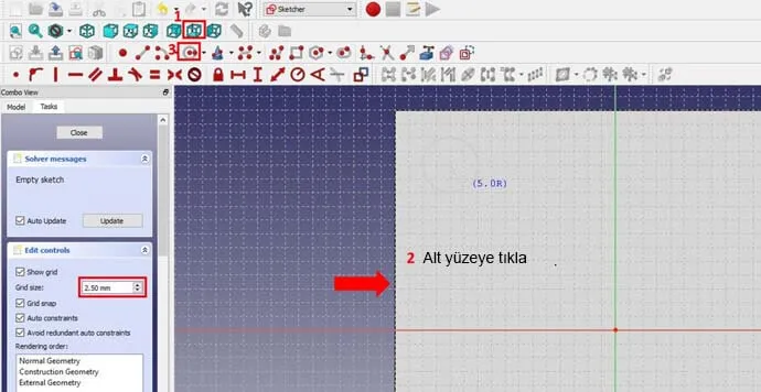 FreeCAD - Nesneleri Çoğaltma