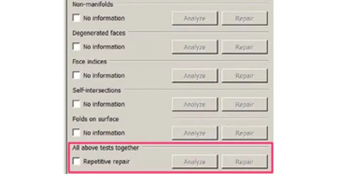 STL Dosyasını Tamir Et
