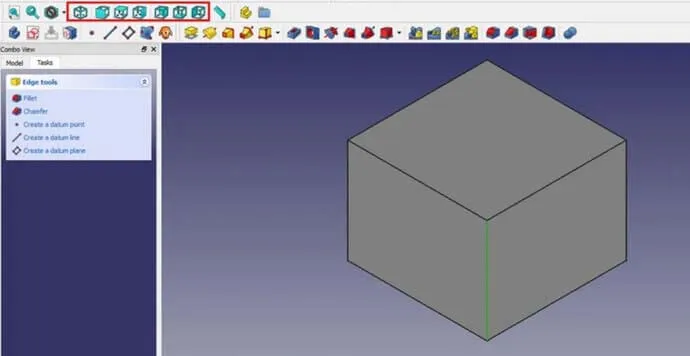 FreeCAD - Nesneleri Taşıma ve Farklı Görünüm Pencereleri