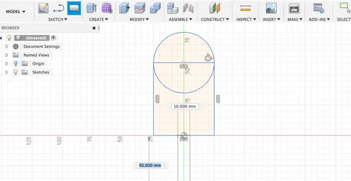 Fusion 360 Çizim Oluştur