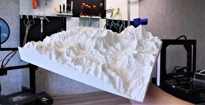 Haritayı STL’ye Dönüştürmek