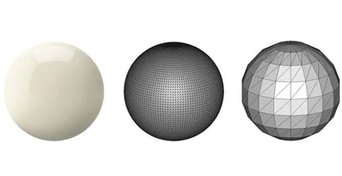 Küre yüzeyindeki mesh boyutları STL teorisi