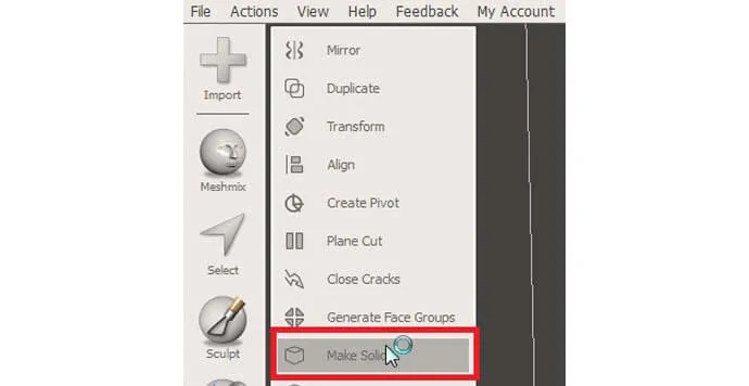 STL Dosyasını İçe Aktar