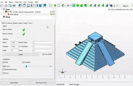 Bozuk STL Dosyasını Optimize Et