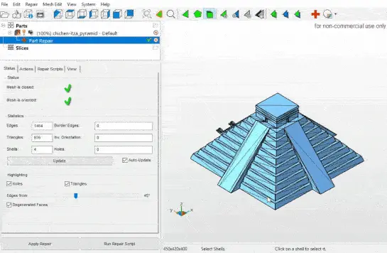 STL’yi Düzelt ve Optimizasyonu Uygula