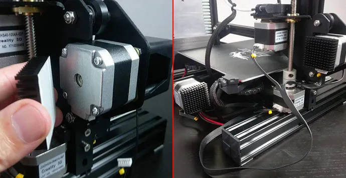 Eksen motorlarına soğutucu finin yapıştırılması