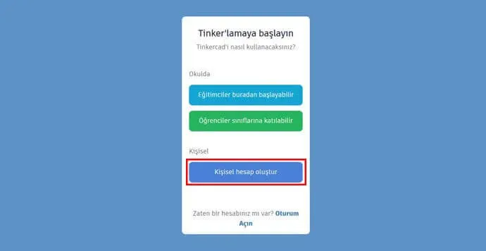 Tinkercad Hesabına Kayıt_2