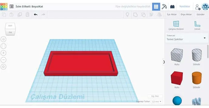 Tinkercad - İsim Etiketi Tabanına Kenarlar Ekle_3