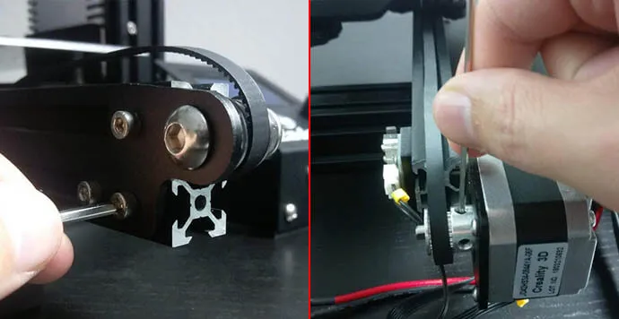 Y ekseni motorunun sökülmesi