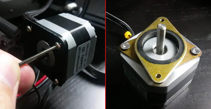 Y ekseni motoruna damperin takılması